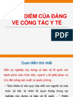 Bài 3. QUAN ĐIỂM CỦA ĐẢNG VỀ CÔNG TÁC Y TẾ