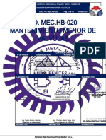 PO MEC HB-020 Mantenimiento Menor de Válvulas