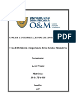 Analisis e Interpretacion de Estados Financieros - Tema 1