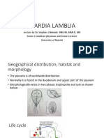 GIARDIA LAMBLIA LECTURE BY DR STEPHEN NDOMBI