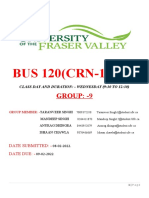 BUS 120 (Wed)  CRN 13052 Case study 4 by Group -9