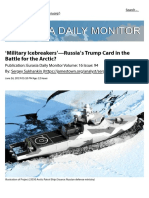 Military Icebreakers'-Russia's Trump Card in The Battle For The Arctic - Jamestown