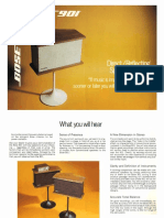 Bose 901 Brochure