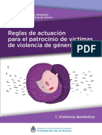 Reglas de actuación para el patrocinio de víctimas de violencia de género