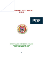 GEC 2019-20 Environmental Audit Report Summary