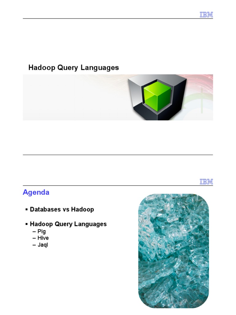 Leçon4 Hadoop Query Languages PDF Apache Hadoop Information