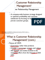 Customer Relationship Management (CRM)