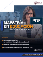 Brochure Educacion EUCIM USMP