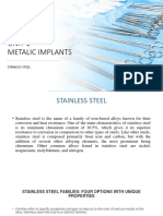 Unit-2 Metalic Implants-Stainless Steel