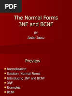 The Normal Forms 3NF and BCNF