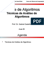 AA_Aula 05 -Técnicas de Análise de Algoritmo parte 1