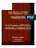 MWSS Regulatory Framework