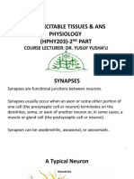 200L Excitable Tissues & Ans Physiology