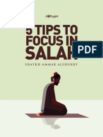 Ebook 5 Tips To Focus In Salah