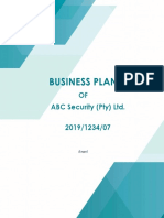 Business Plan Example