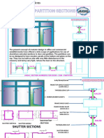 Alluminium Partition and Window Section