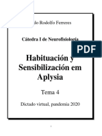 Tema 4 Habituación y Sensibilización en Aplysia BIBLIOGRAFIA PDF