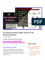 Bar Bending Schedule (BBS) - Basics of Bar Bending Schedule - CI