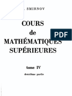 Cours de Mathematique Superieures Tome IV Partie 2