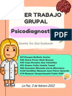 #30 Copa Rosales Ana TAREA 1 ¿Que Es Psicodiagnostico