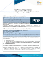 Guía Para El Desarrollo Del Componente Práctico y Rúbrica de Evaluación - Unidad 2 - Paso 3 - Construcción Individual - Software Especializado