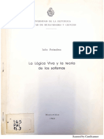 La Lógica Viva y La Teoría de Los Sofismas Paladino