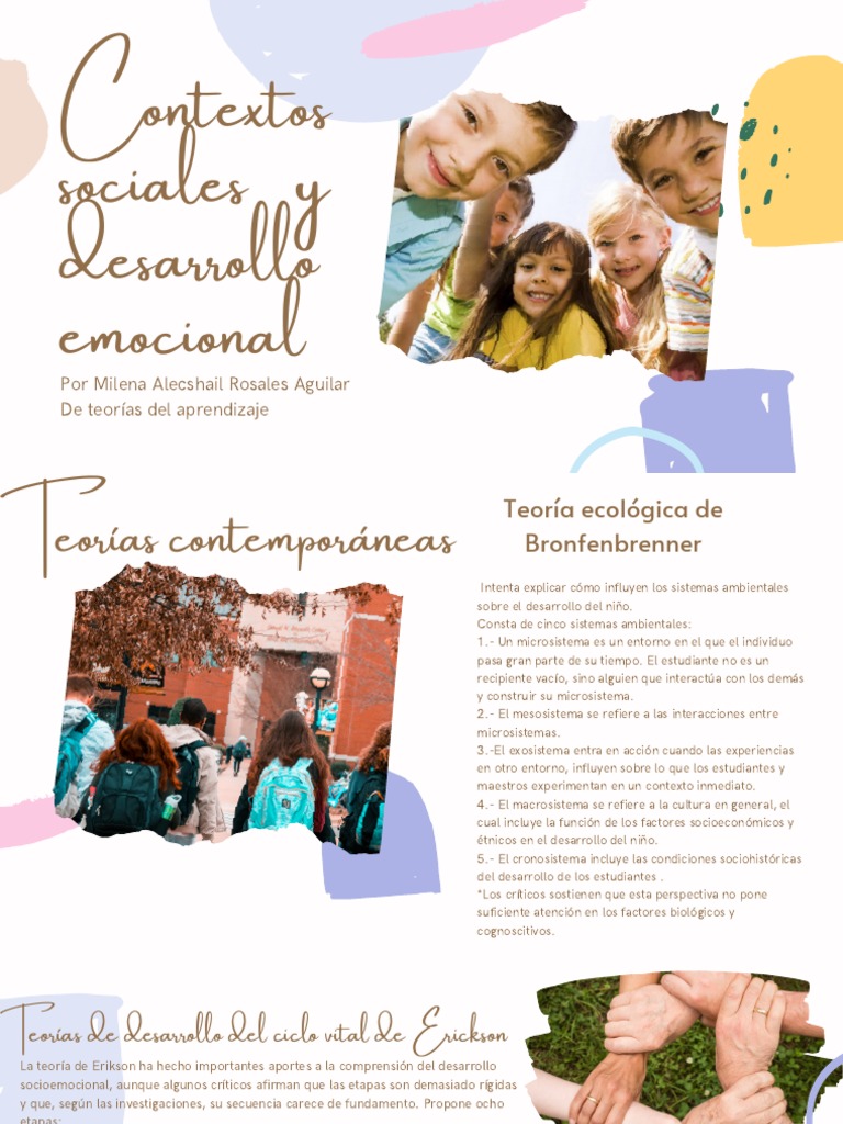 Desarrollo emocional y social infantil | PDF | Las emociones | Adolescencia