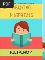 Grade 4 Filipino Phil-Iri Post Test | PDF