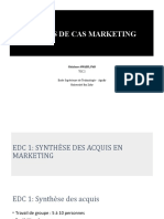 Etudes de Cas Marketing: TCC 2 Ecole Superieure de Technologie - Agadir Universite Ibn Zohr