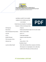 Material Safety Data Sheet (MSDS)