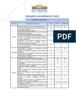 Calendario Academico 2022