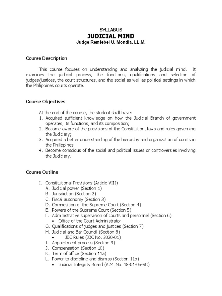 Understanding the Philippine Judiciary | PDF | Legal Organizations ...