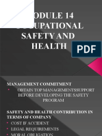 Oocupational Safety and Health Programs