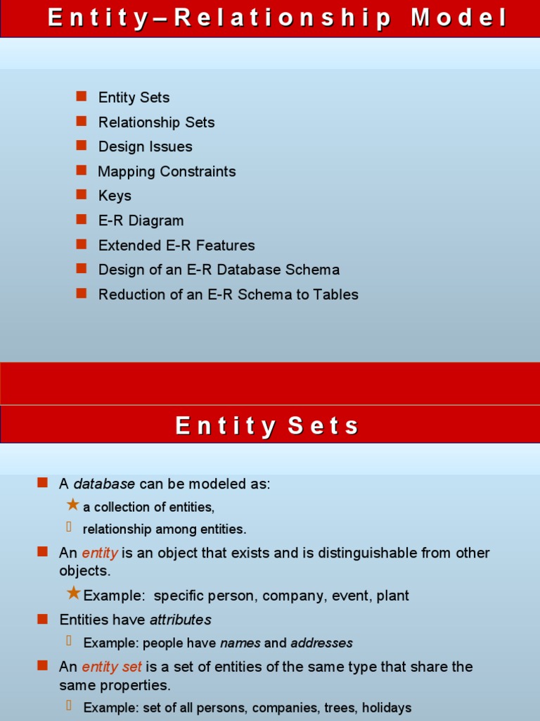 E-R Model | PDF | Information Retrieval | Data Management
