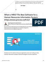 What Is HRIS - The Best Software For A Human Resources Information System - Process Street - Checklist, Workflow and SOP Software