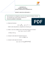 Derivadas de funciones exponenciales y logarítmicas