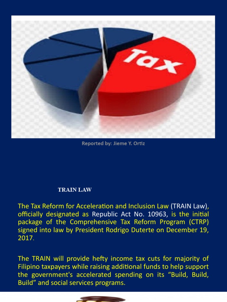 Overview of the TRAIN Law in the Philippines | PDF