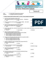 Soal Tematik Kelas 2 SD Tema 8 Subtema 4 Menjaga Keselamatan Di Perjalanan