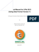 l Pile 2013 Technical Manual