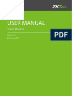 User Manual: Touch Monitor