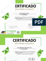 Certificados Villavicencio