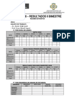 Tabla Estadistica - Bimestre - Meta 2018