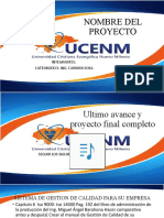 Cuarto Avance Del Proyecto