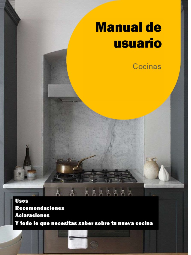 Manual de Diseño y Uso de Cocinas | PDF | Estufa de cocina | Cocina