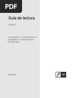 U2 - Guía de Lectura - Escandell Vidal