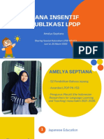 Sharing Session Dana Insentif Publikasi LPDP - Amelya Septiana