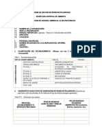 Instructivo para La Presentación Del Informe de Gestión Del Sector Salud