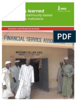 Lessons MFIs_community-based Financial Institutions