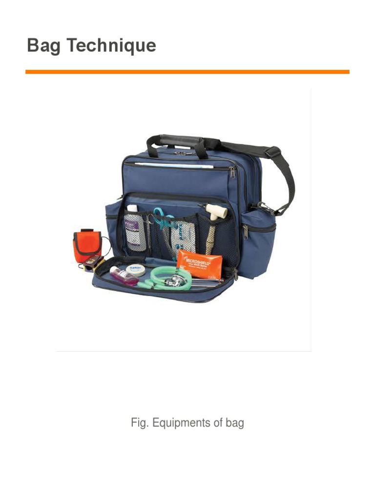 Bag Technique PDF Hand Washing Nursing