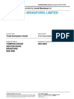 A G THOMAS (BRADFORD) LIMITED - Company Accounts From Level Business